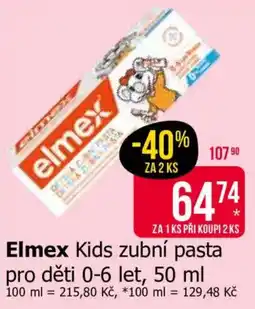 Teta Elmex Kids zubní pasta nabídka