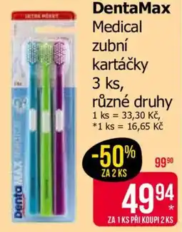 Teta DentaMax Medical zubní kartáčky nabídka
