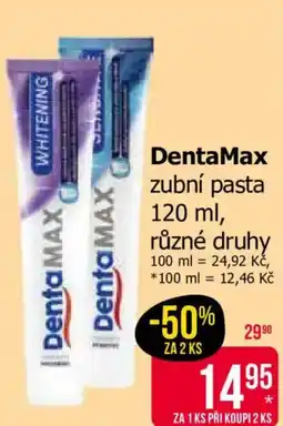 Teta DentaMax zubní pasta nabídka