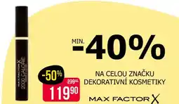 Teta Max Factor X nabídka