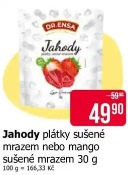Teta Dr. Ensa jahody plátky sušené nabídka