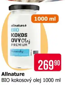 Teta Allnature BIO kokosový olej nabídka