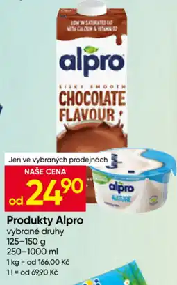 Hruška Alpro produkty nabídka