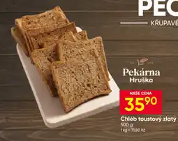 Hruška Pekárna Hruška Chléb toustový zlatý nabídka