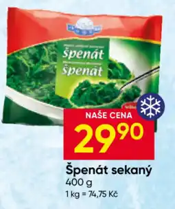 Hruška Špenát sekaný nabídka
