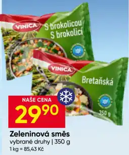 Hruška Vinica zeleninová směs nabídka