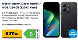 Datart Xiaomi Redmi 17 4 GB / 256 GB (82293) černý nabídka