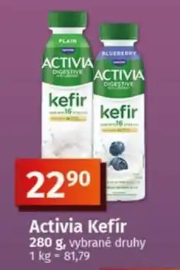 COOP TIP Activia Kefír nabídka