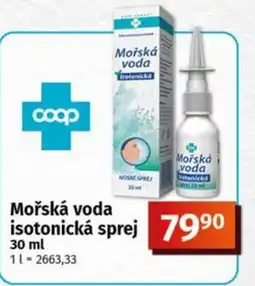 COOP TIP Mořská voda isotonicá sprej nabídka