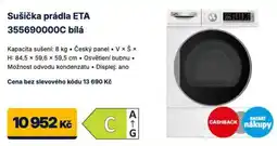 Datart Eta sušička prádla nabídka
