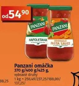 COOP TIP Panzani omáčka nabídka