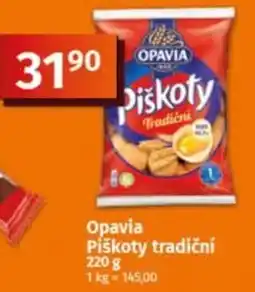 COOP TIP Opavia Piškoty tradiční nabídka