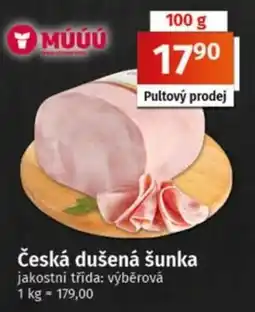 COOP TIP Múúú česká dušená šunka nabídka