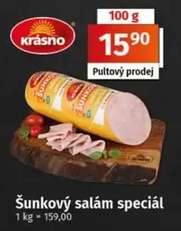 COOP TIP Krásno šunkový salám speciál nabídka