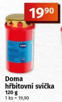 COOP TIP Doma hřbitovní svíčka nabídka