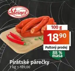 COOP TIP Steinex pirátské párečky nabídka
