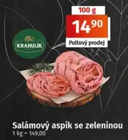 COOP TIP Krahulík salámový aspik se zeleninou nabídka