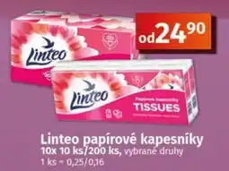 COOP TIP Linteo papírové kapesníky nabídka