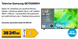 Datart Samsung televize QE75QN80H nabídka
