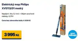 Datart Philips elektrický mop XV5113/01 modrý nabídka