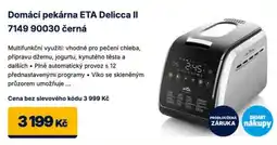 Datart Eta domácí pekárna Delicca II 7149 90030 černá nabídka