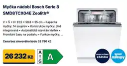 Datart Bosch myčka nádobí Serie 8 SMD8TCX04E Zeolith® nabídka