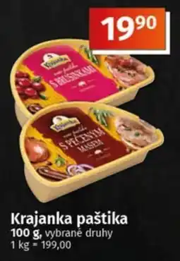 COOP TIP Krajanka paštika nabídka