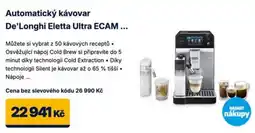 Datart De'Longhi Eletta Ultra ECAM nabídka