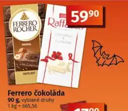 COOP TIP Ferrero čokoláda nabídka