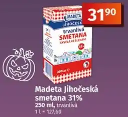 COOP TIP Madeta jihočeská smetana 31% nabídka