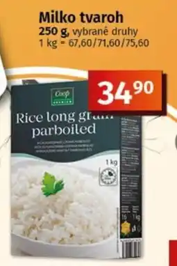 COOP TIP Coop Rice long grain parboiled nabídka