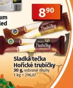 COOP TIP Sladká tečka Hořické trubičky nabídka