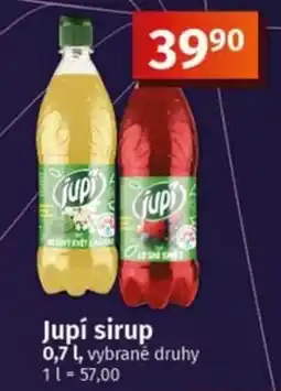 COOP TIP Jupí sirup nabídka