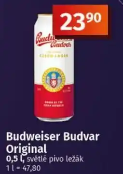 COOP TIP Budweiser Budvar Original nabídka