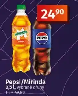 COOP TIP Pepsi/Mirinda nabídka