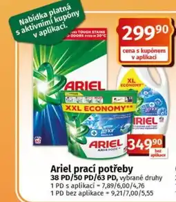 COOP TIP Ariel prací potřeby nabídka
