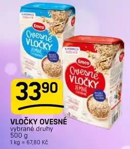 Flop Emco vločky ovesné nabídka