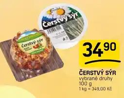 Flop Čerstvý sýr nabídka