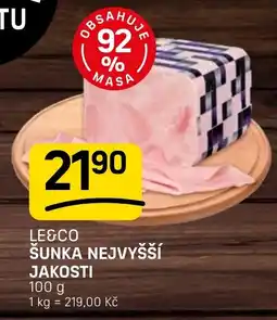 Flop Le&co šunka nejvyšší jakosti nabídka