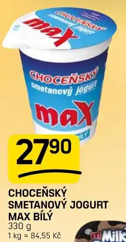 Flop Choceňský smetanový jogurt max bílý nabídka