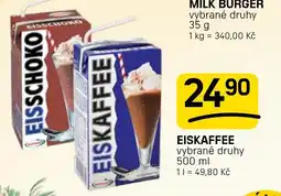Flop Eiskaffee nabídka