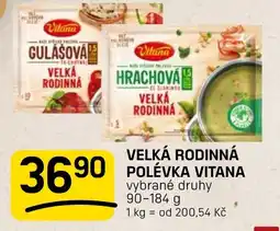 Flop Velká rodinná polévka vitana nabídka