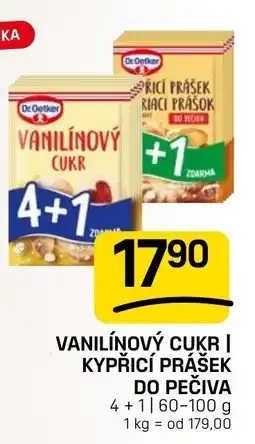 Flop Dr.Oetker vanilínový cukr | kypřicí prášek do pečiva nabídka