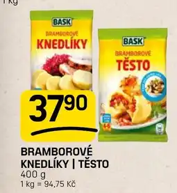 Flop Bask bramborové knedlíky | těsto nabídka