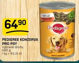 Flop Pedigree konzerva pro psy vybrané druhy nabídka