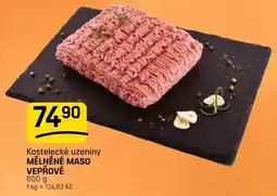 Flop Kostelecké uzeniny mělněné maso vepřové nabídka