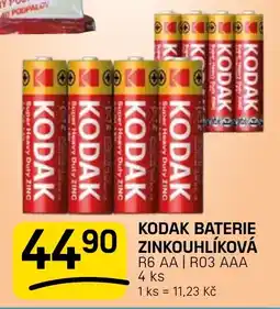 Flop Kodak baterie zinkouhlíková nabídka