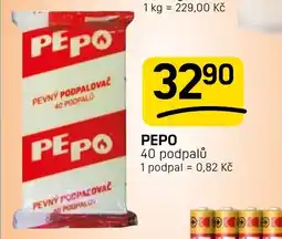 Flop Pepo pevný podpalovač nabídka