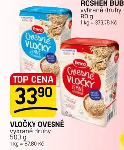 Flop Emco vločky ovesné nabídka