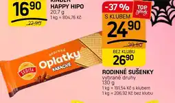 Flop Sedita rodinné oplatky kakaové nabídka
